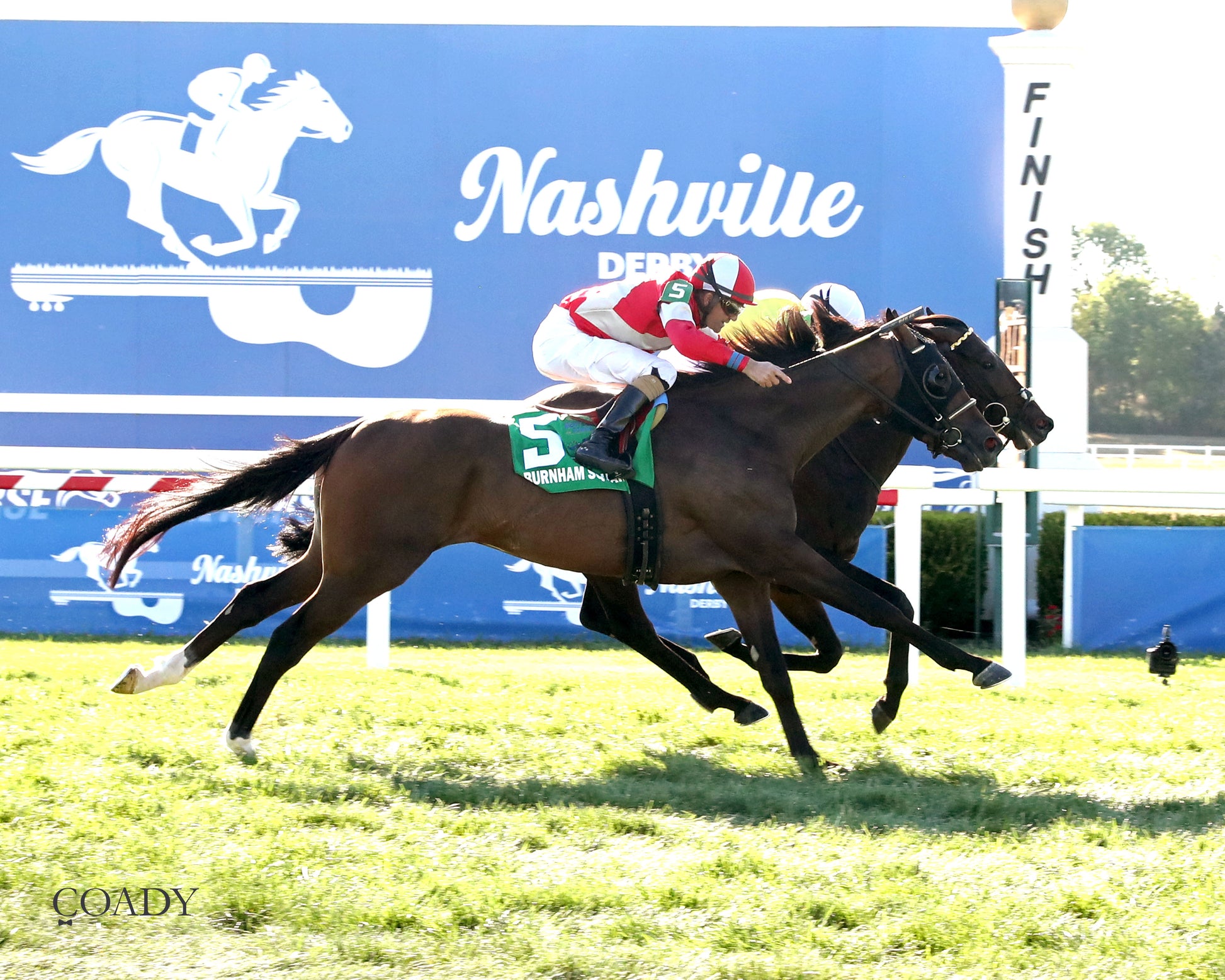 WIMBLEDON HAWKEYE - DK Horse Nashville Derby Invitational Stakes - 08-30-25 - Finish 01 - Coady Media - Kurtis Coady Photography