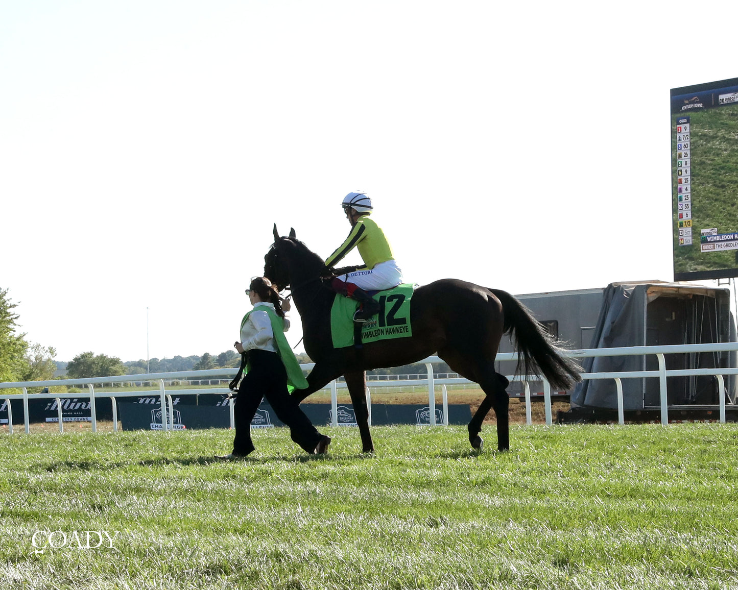 WIMBLEDON HAWKEYE - DK Horse Nashville Derby Invitational Stakes - 08-30-25 - KD - Post Parade 04 - Coady Media - Kurtis Coady Photography