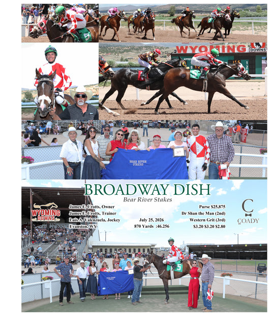 BROADWAY DISH - Bear River Stakes - 07-25-26 - R03 - WYO