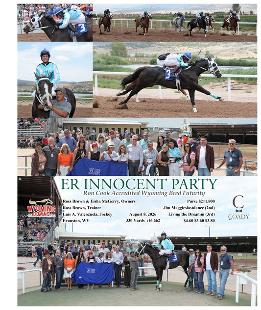 ER INNOCENT PARTY - Ron Cook Accredited Wyoming Bred Futurity - 08-08-26 - R04 - WYO