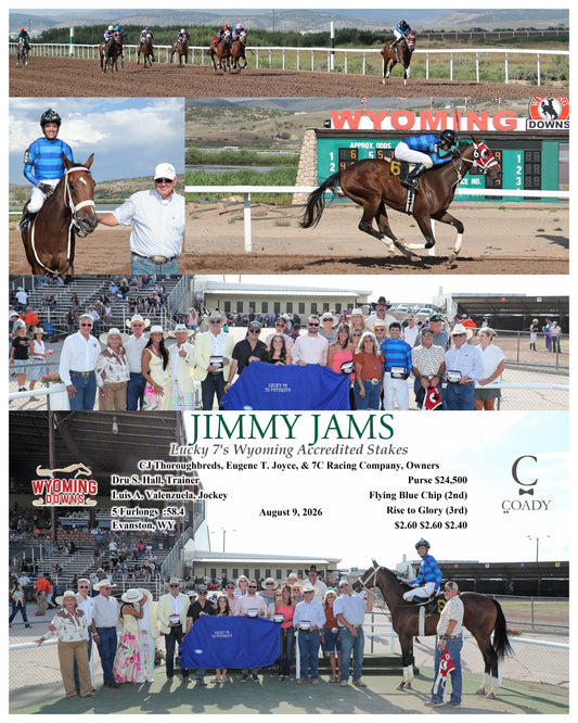 JIMMY JAMS - Lucky 7's Wyoming Accredited Stakes - 08-09-26 - R09 - WYO