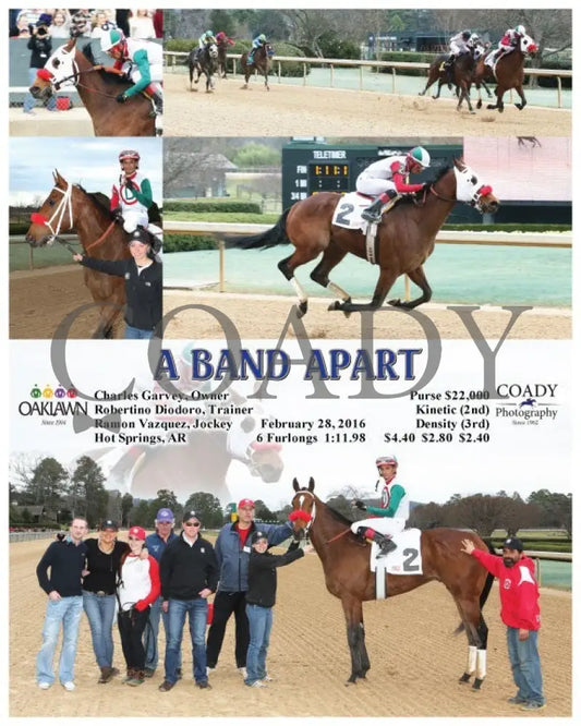 A Band Apart - 022816 Race 01 Op Oaklawn Park