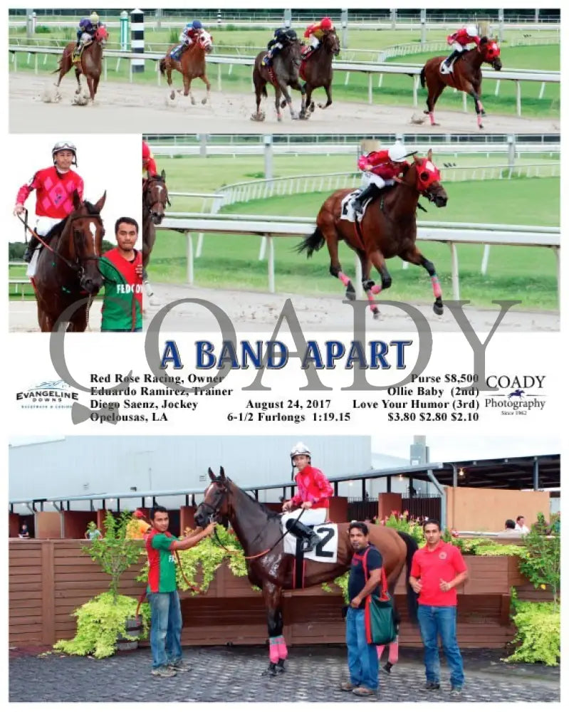 A Band Apart - 082417 Race 01 Evd Evangeline Downs