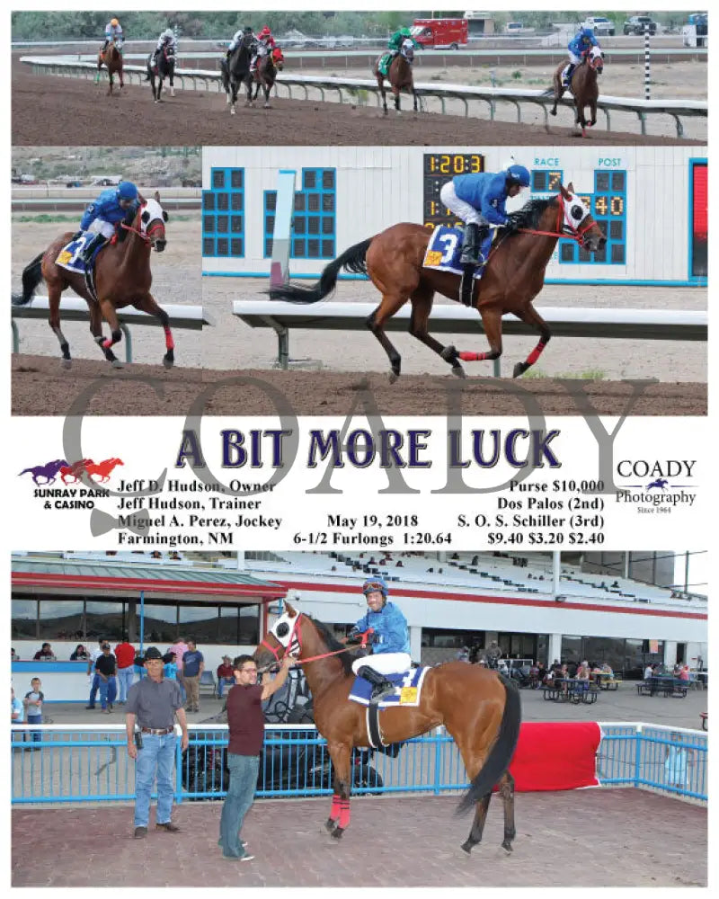 A Bit More Luck - 051918 Race 07 Srp Sunray Park