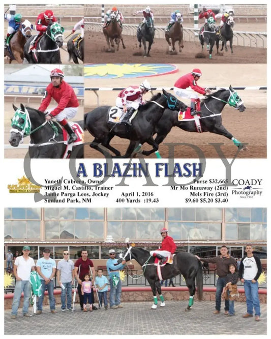 A Blazin Flash - 040116 Race 06 Sun Sunland Park