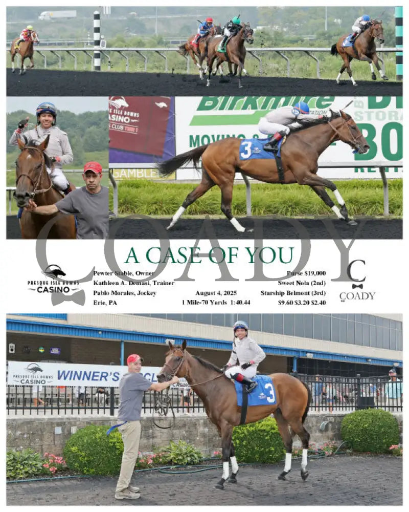 A CASE OF YOU - 08-04-25 - R03 - PID Presque Isle Downs