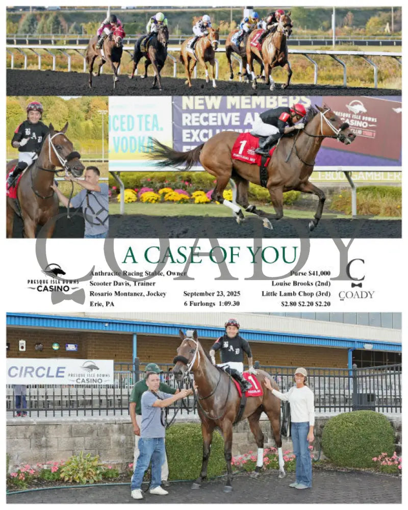 A CASE OF YOU - 09-23-25 - R07 - PID Presque Isle Downs