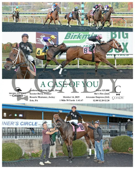 A CASE OF YOU - 10-14-25 - R07 - PID Presque Isle Downs