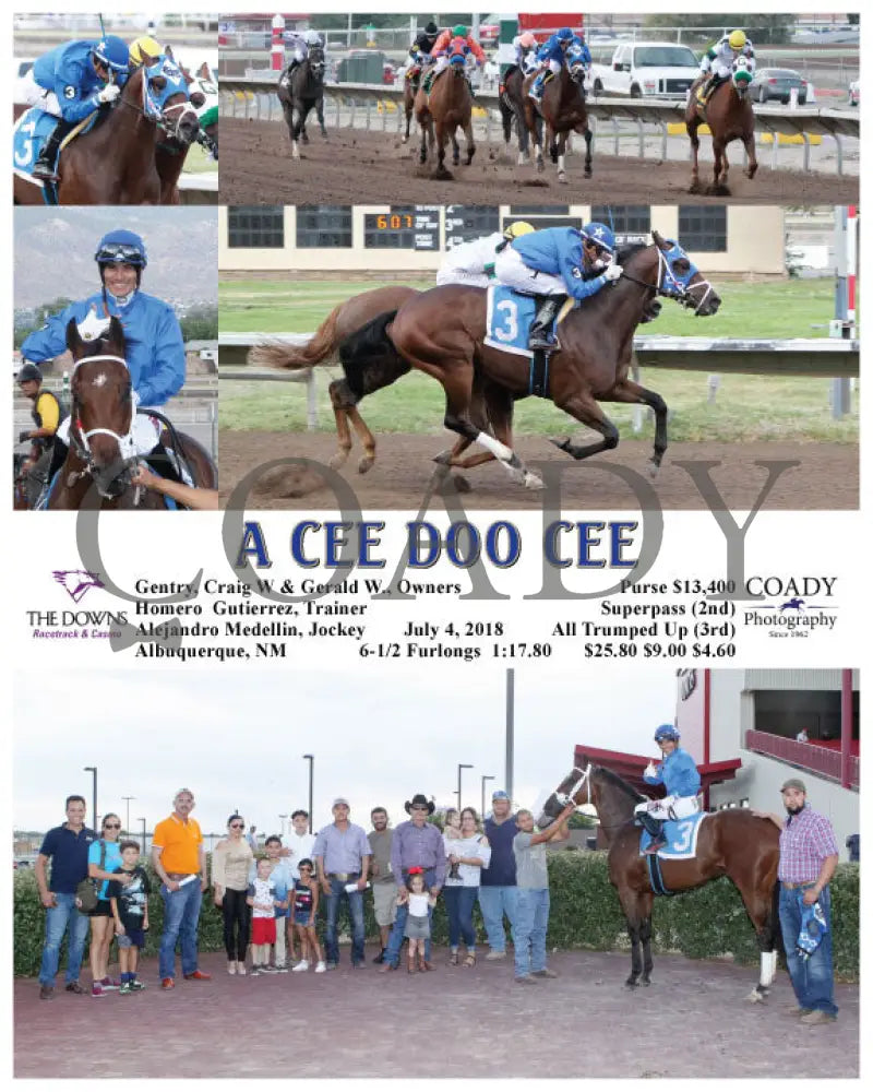 A Cee Doo - 070418 Race 01 Alb Downs At Albuquerque