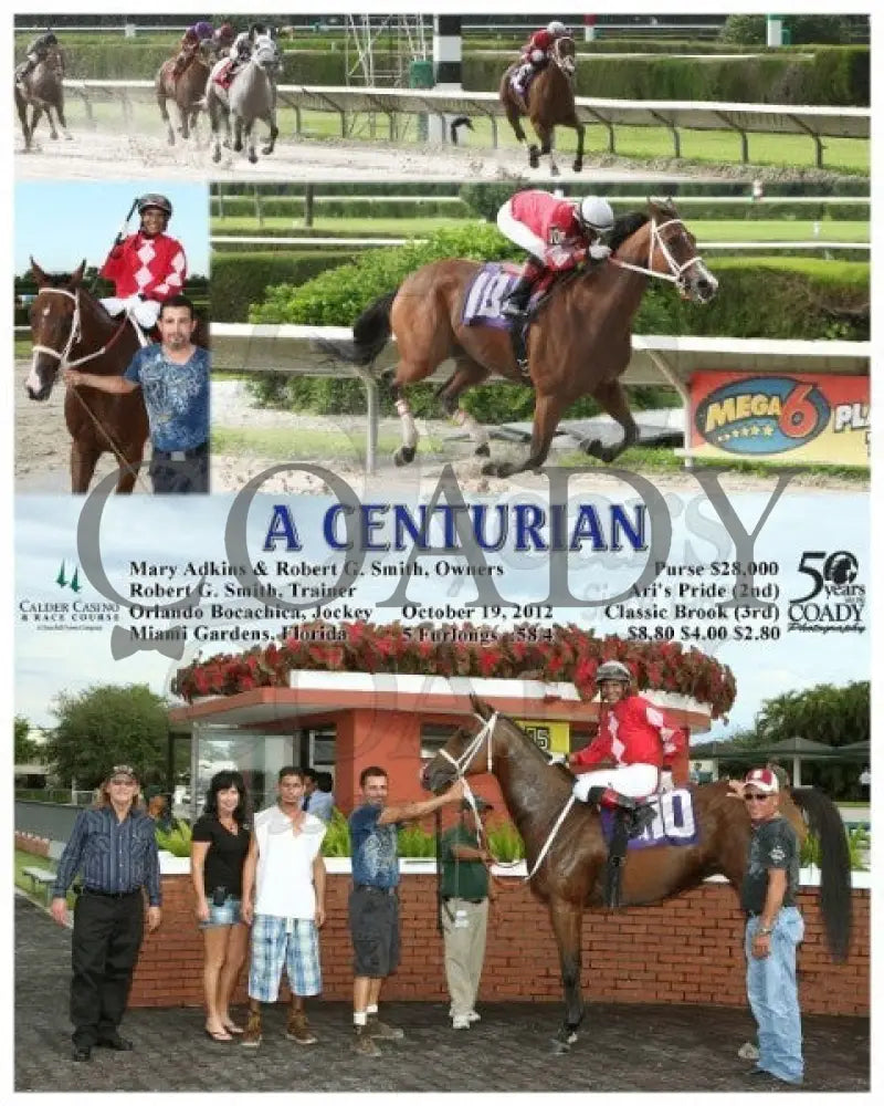 A Centurian - 101912 Race 10 Crc Calder Course