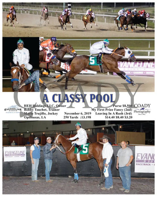 A Classy Pool - 11-06-19 R06 Evd Evangeline Downs