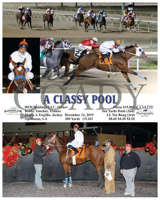 A Classy Pool - 12-12-19 R08 Evd Evangeline Downs