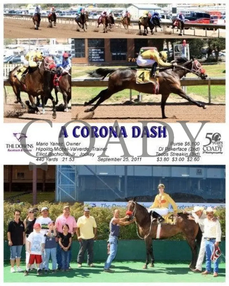 A Corona Dash - 092511 Race 01 Downs At Albuquerque