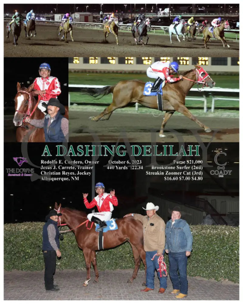 A Dashing Delilah - 10-06-23 R08 Alb Downs At Albuquerque