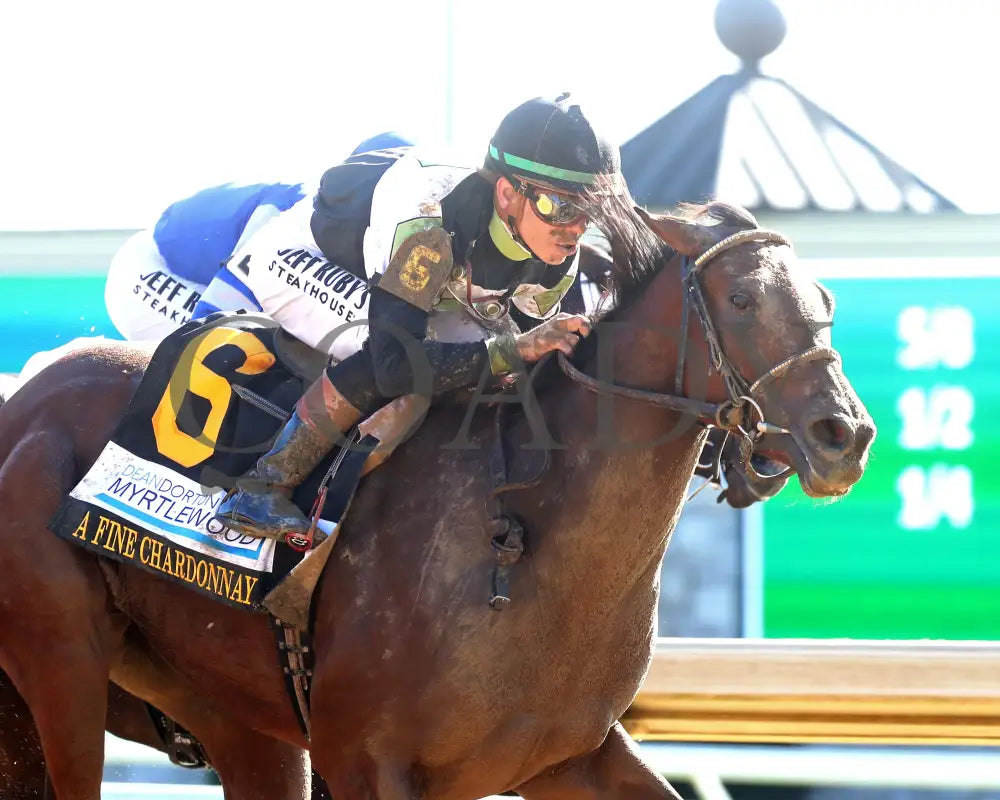 A FINE CHARDONNAY - The Dean Dorton Myrtlewood - 10-24-25 - R06 - KEE - Tight Finish 02 Keeneland