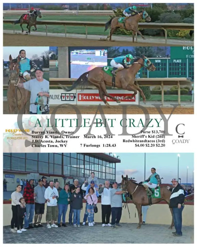 A Little Bit Crazy - 03 - 16 - 24 R01 Ct Hollywood Casino At Charles Town Races