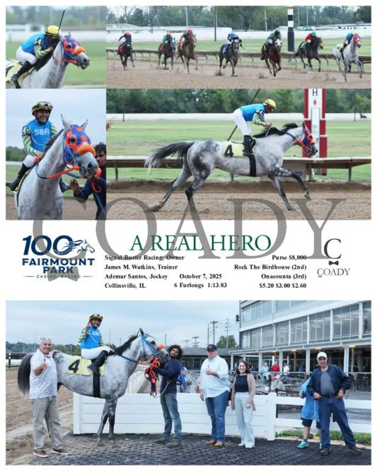 A REAL HERO - 10-07-25 - R08 - FP Fanduel Sportsbook Horse Racing