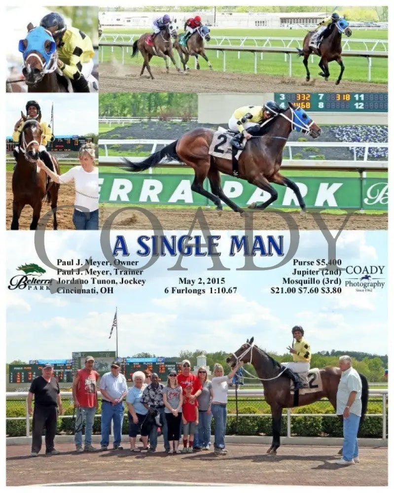 A Single Man - 050215 Race 03 Btp Belterra Park