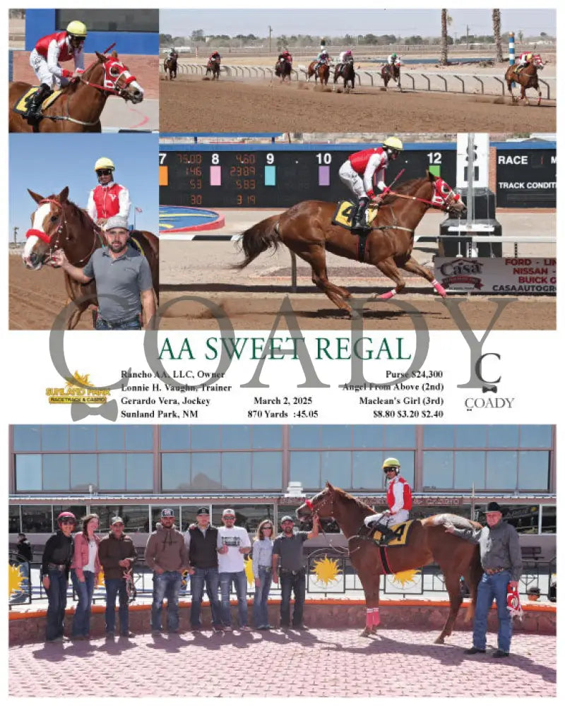 Aa SWEET REGAL - 03-02-25 - R01 - SUN Sunland Park