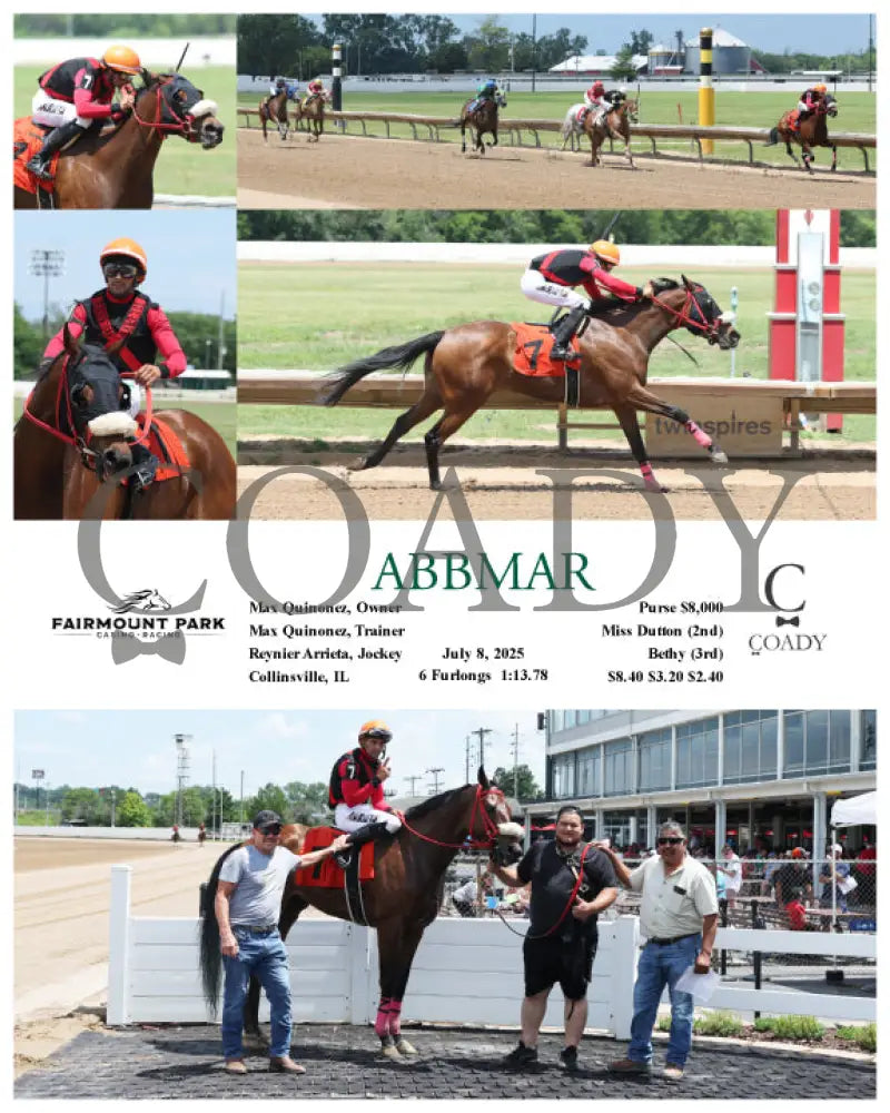 ABBMAR - 07-08-25 - R02 - FP Fanduel Sportsbook Horse Racing