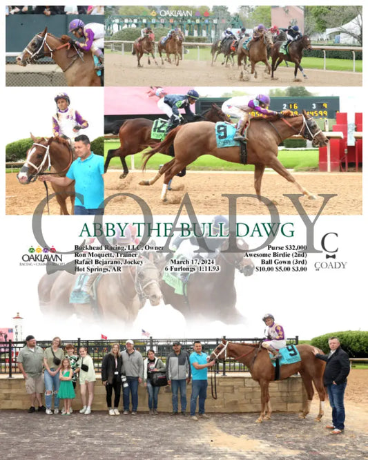 Abby The Bull Dawg - 03 - 17 - 24 R05 Op Oaklawn Park