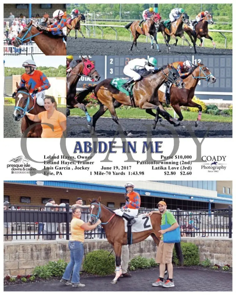 Abide In Me - 061917 Race 03 Pid Presque Isle Downs