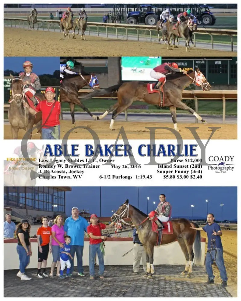 Able Baker Charlie - 05-26-16 R04 Ct Hollywood Casino At Charles Town Races
