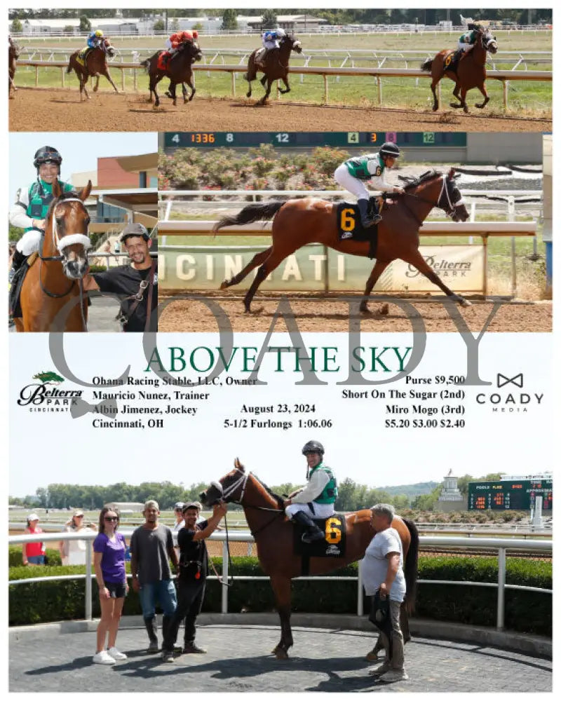 Above The Sky - 082324 Race 04 Btp Belterra Park