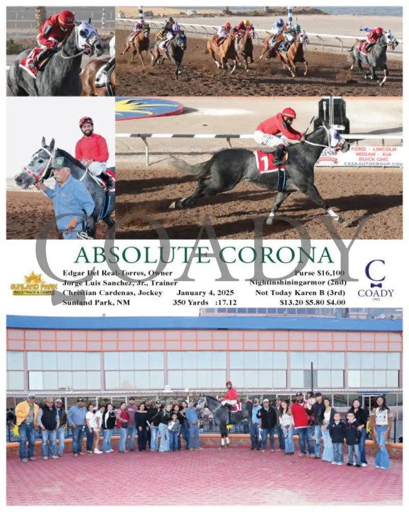 Absolute Corona - 01-04-25 R08 Sun Turfway Park
