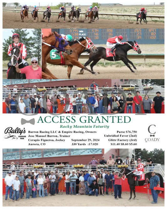 Access Granted - Rocky Mountain Futurity 09-29-24 R08 Arp Arapahoe Park
