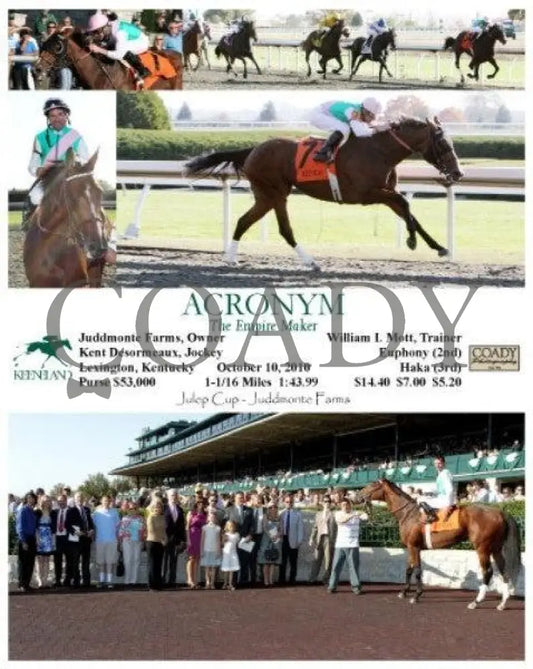 Acronym - The Empire Maker W/C Keeneland