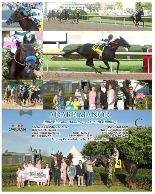 Adare Manor - Apple Blossom Handicap G1 - 60Th Running 04 - 13 - 24 R11 Op Oaklawn Park