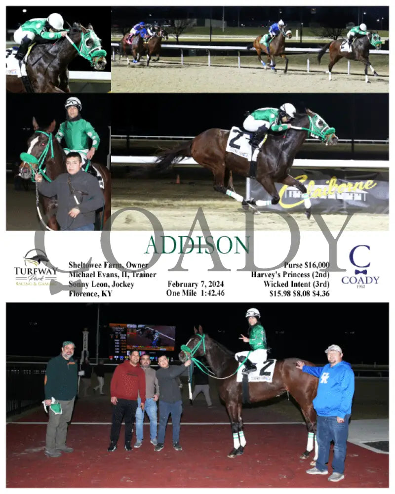 Addison - 02-07-24 R02 Tp Turfway Park