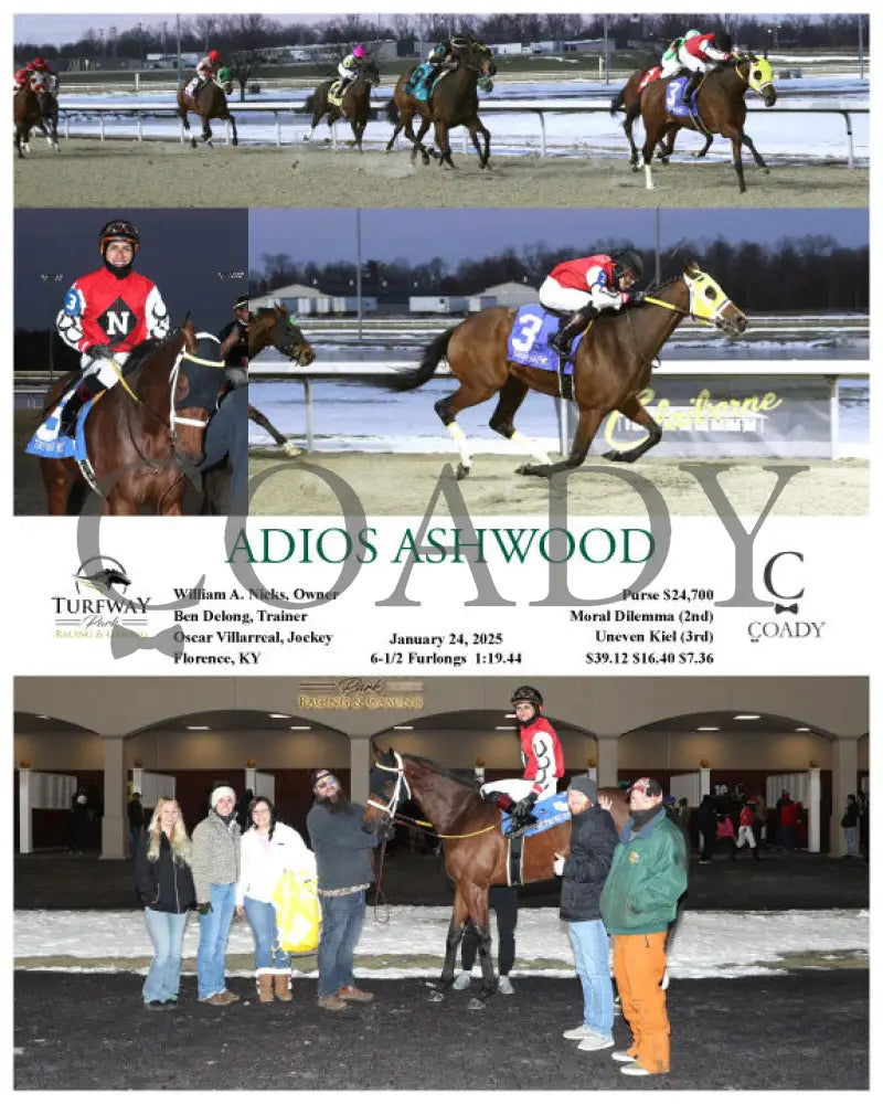 Adios Ashwood - 01-24-25 R01 Tp Turfway Park