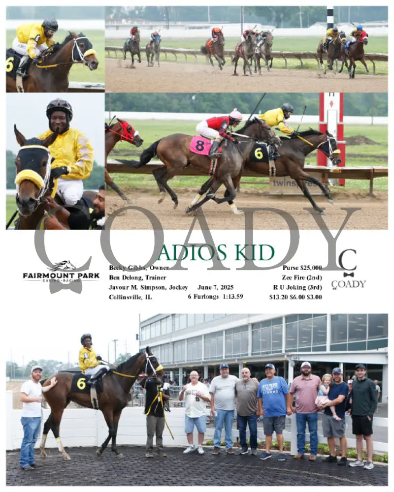 ADIOS KID - 06-07-25 - R03 - FP Fanduel Sportsbook Horse Racing