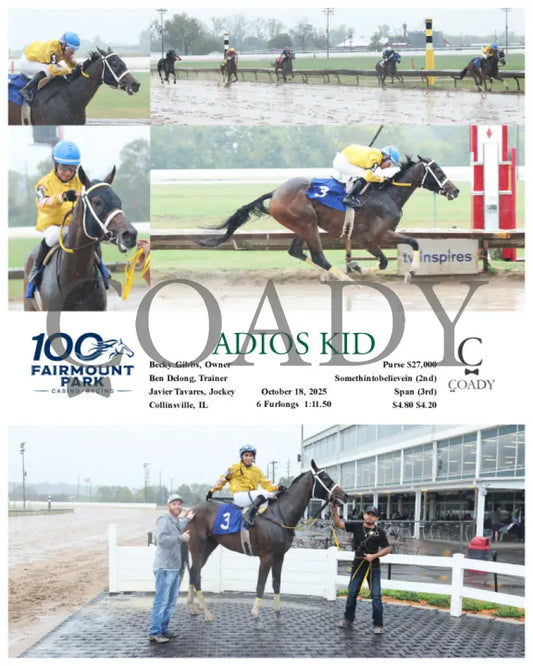 ADIOS KID - 10-18-25 - R04 - FP Fanduel Sportsbook Horse Racing