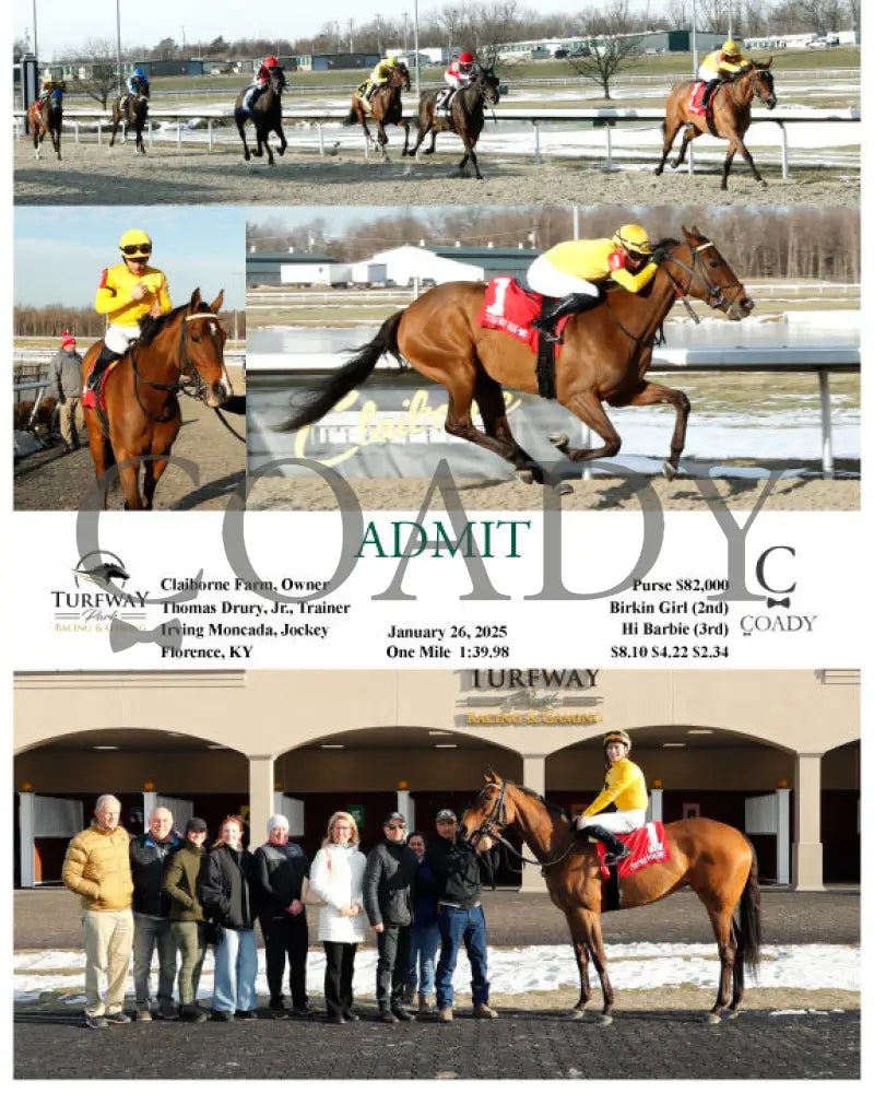 Admit - 01-26-25 R08 Tp Turfway Park