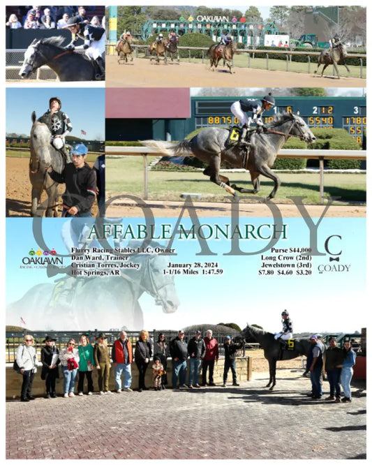 Affable Monarch - 01-28-24 R03 Op Oaklawn Park