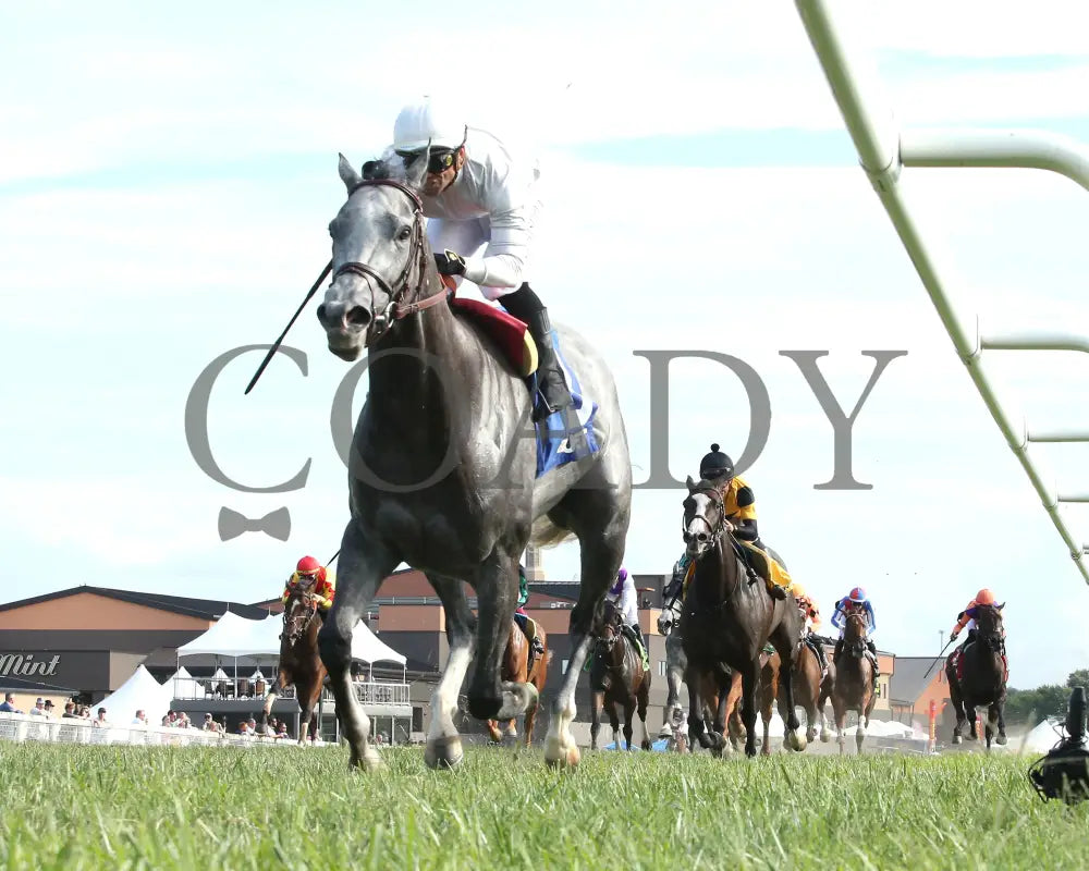 Ag Bullet - The Exacta Systems Ladies Turf Sprint G2 08-31-24 R09 Kd Under Rail 01 Kentucky Downs