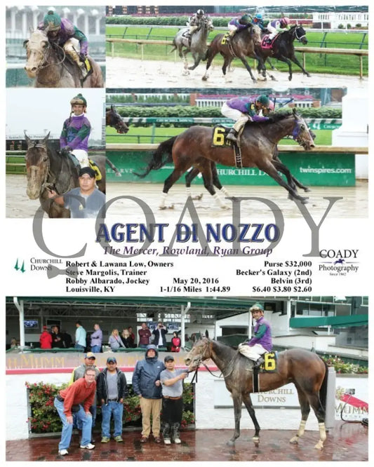 Agent Di Nozzo - 052016 Race 05 Cd Churchill Downs