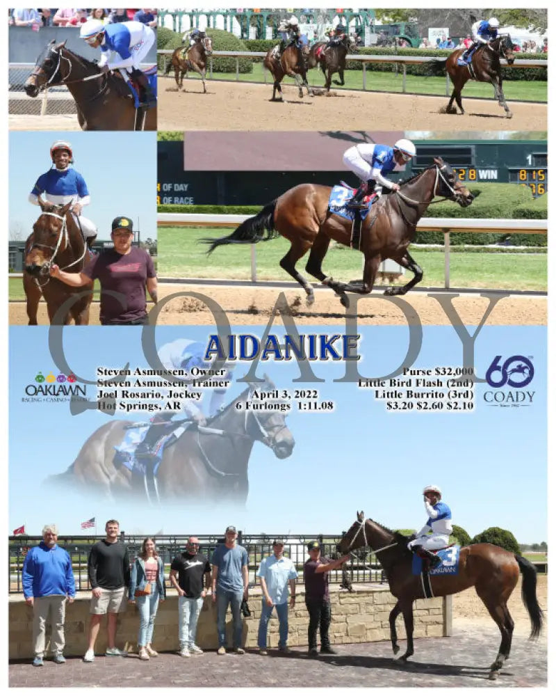 Aidanike - 04-03-22 R03 Op Oaklawn Park