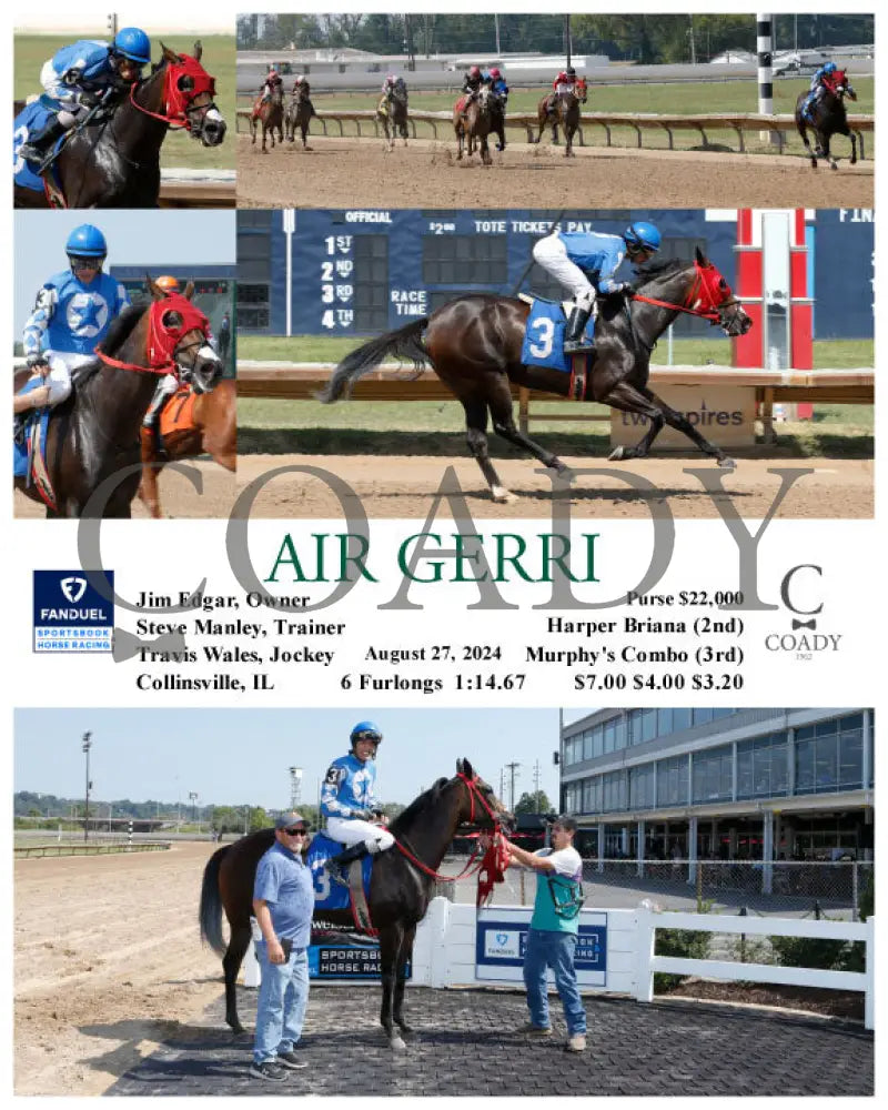 Air Gerri - 08-27-24 R05 Fan Fanduel Sportsbook Horse Racing