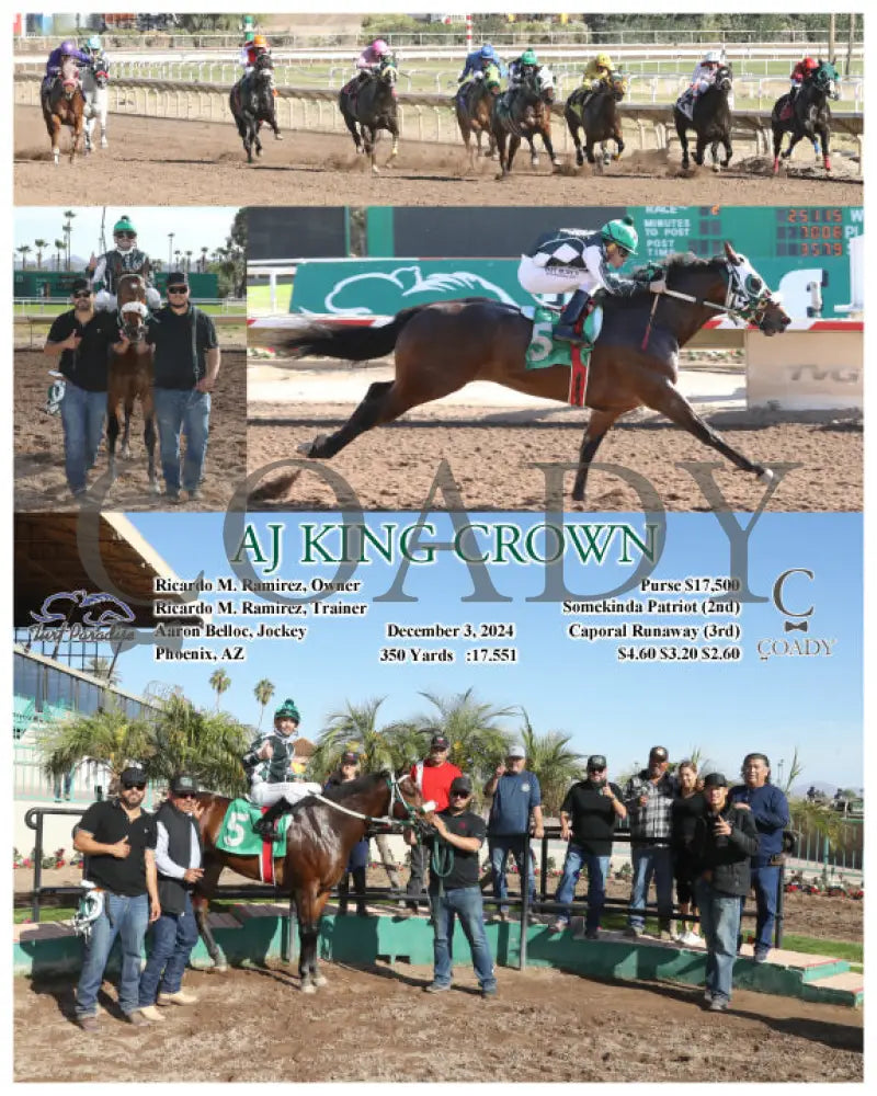Aj King Crown - 12-03-24 R02 Tup Turf Paradise