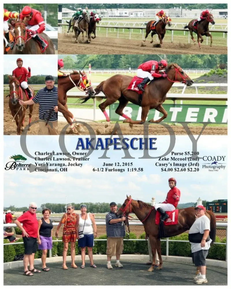 Akapesche - 061215 Race 04 Btp Belterra Park