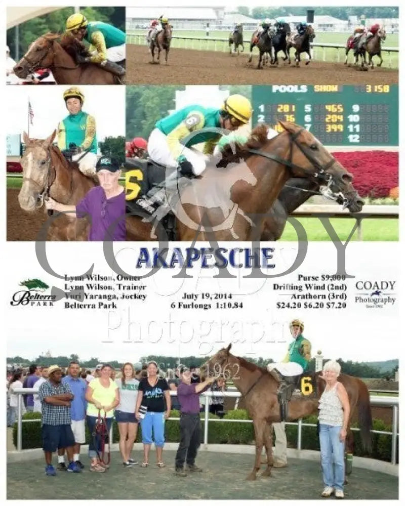 Akapesche - 071914 Race 07 Btp Belterra Park