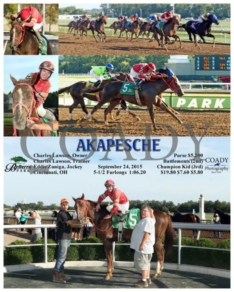 Akapesche - 092415 Race 07 Btp Belterra Park