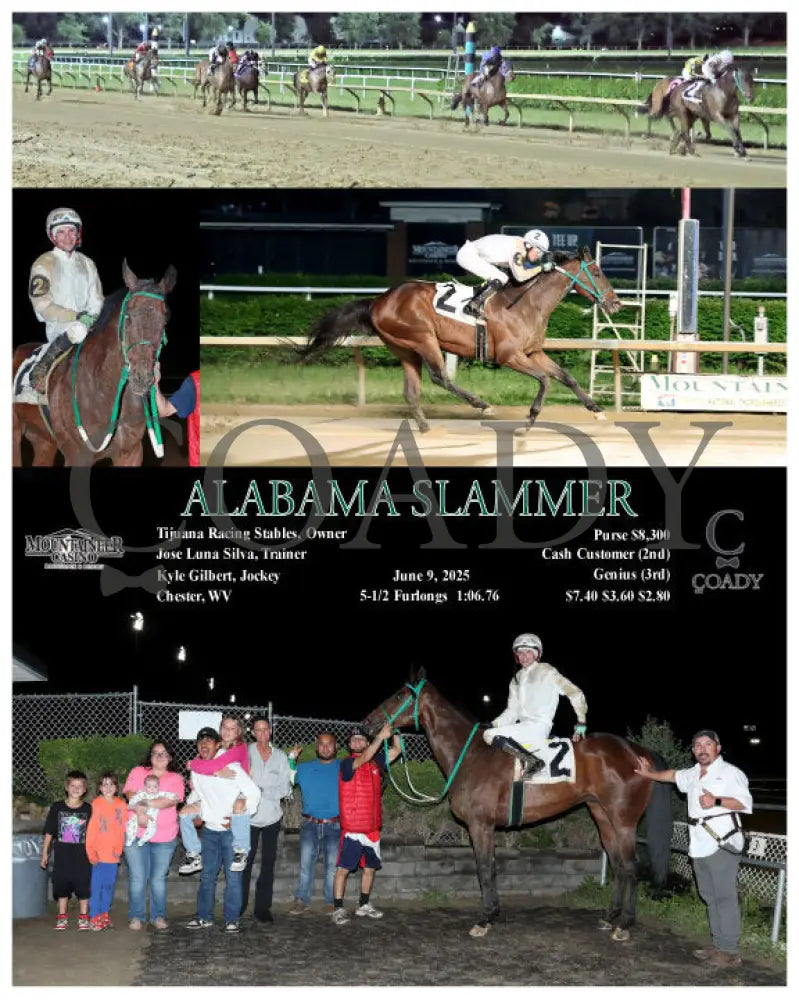 ALABAMA SLAMMER - 06-09-25 - R08 - MNR Mountaineer Park
