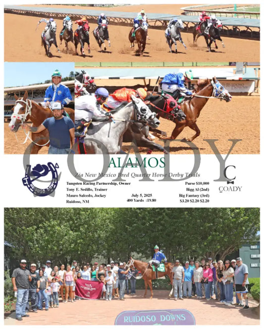 ALAMOS - Zia New Mexico Bred Quarter Horse Derby Trials - 07-05-25 - R05 - RUI Ruidoso Downs