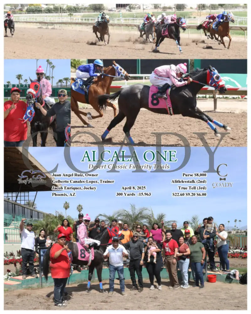 ALCALA ONE - Desert Classic Futurity Trials - 04-08-25 - R03 - TUP Turf Paradise