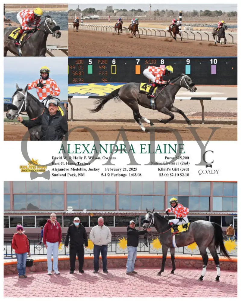 ALEXANDRA ELAINE - 02-21-25 - R01 - SUN Turfway Park